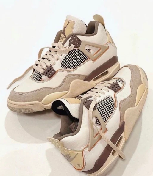 Nike Air Jordan 4 Retro Vintage Military Mocha Erkek Spor Ayakkabı ürün görseli 1