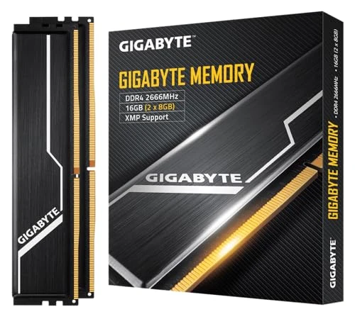 Gigabyte GP-GR26C16S8K2HU416 DDR4 16 GB (2x8 GB, 2666 MHz) siyah ürün görseli 1