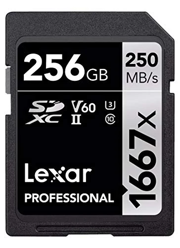 Lexar Professional 256 Gb 1667X SDXC Bellek Kartı (250 Mb/S-90 Mb/S) ürün görseli 1