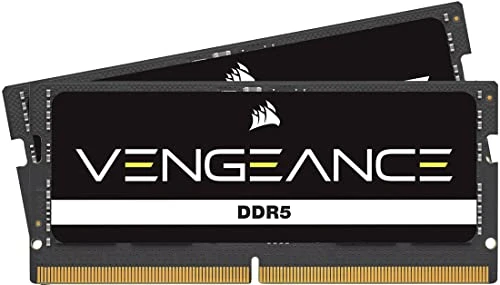 CORSAIR Vengeance SODIMM DDR5 RAM 32GB (2x16GB) 4800MHz CL40-40-40-77 1.10V Intel XMP 3.0 Masaüstü Belleği - Siyah (CMSX32GX5M2A4800C40) ürün görseli 1