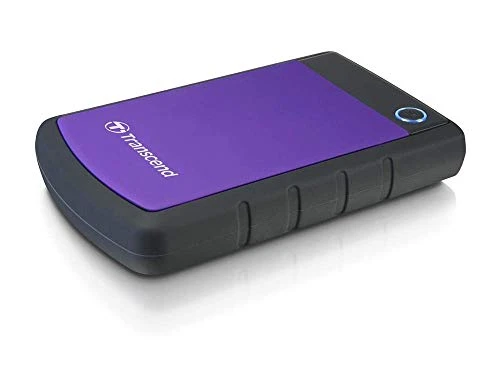 Transcend StoreJet 25H3 2 TB Harici Sabit Sürücü - 2,5 İnç, USB 3.1 Gen 1, Askeri Sınıf Darbeye Dayanıklı, Anti-Şok, Mor - TS2TSJ25H3P ürün görseli 1