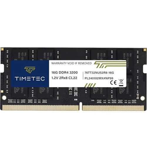 Timetec Hynix IC DDR4 2666 MHz PC4-21300 Arabelleksiz ECC Olmayan 1,2 V CL19 2Rx8 Çift Sıralı 260 Pin SODIMM Dizüstü Dizüstü Bilgisayar Bellek RAM Modülü Yükseltmesi (16 GB Premium) ürün görseli 1