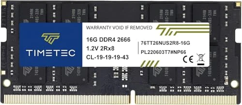 Timetec Premium 16 GB DDR4 2666 MHz PC4-21300 ECC Olmayan Arabelleksiz 1.2 V CL19 2Rx8 Çift Sıralı 260 Pin SODIMM Dizüstü Dizüstü Bilgisayar Bilgisayar RAM Bellek Modülü Yükseltme ürün görseli 1