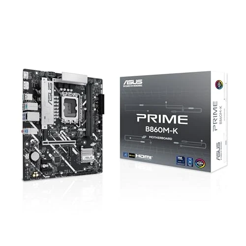 ASUS Prime B860M-K anakart soketi Intel LGA 1851 (Intel B860, mATX, DDR5 bellek, PCIe 5.0, 1x PCIe 4.0 M.2, Aura Sync) ürün görseli 1