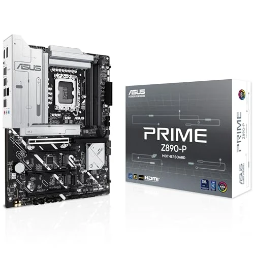 ASUS Prime Z890-P Oyun Anakartı Soketi Intel LGA1851 (ATX, DDR5, PCIe 5.0, 4X M.2, DisplayPort, HDMI, Gelişmiş AI, Aura Sync, PCIe Yuvası Q-Release) ürün görseli 1