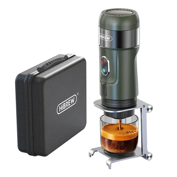 HiBREW Taşınabilir Kahve Makinesi, kılıflı H4B_GN ürün görseli 1