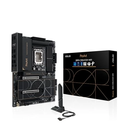 ASUS PROART Z890-CREATOR WiFi anakart soketi Intel LGA1851 (Intel Z890, ATX, PCIe 5.0, DDR5, 10 Gb ve 2,5 Gb Ethernet, 4X M.2, Thunderbolt 4) ürün görseli 1