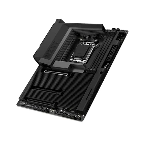 NZXT N7 B850 - Ryzen 9000/8000/7000 için AMD B850 AM5 ATX oyun anakartı - 16+2+1, DDR5, 3X M.2, PCIe 5.0, Wi-Fi 6E, 2.5GbE LAN, USB 4 - M.2 NVME, hızlı çıkarılabilen - tam kapak - siyah ürün görseli 1