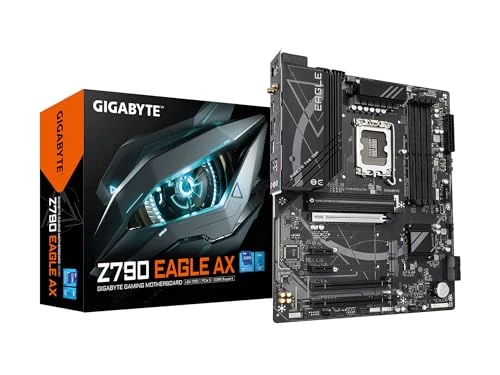 GIGABYTE Z790 Eagle AX LGA 1700 Intel Z790 ATX anakart, DDR5, M.2, PCIe 5.0, USB 3.2 Gen2X2 Type-C, Intel Wi-Fi 6E, 2.5GbE LAN, Q-Flash Plus, EZ-Latch ürün görseli 1