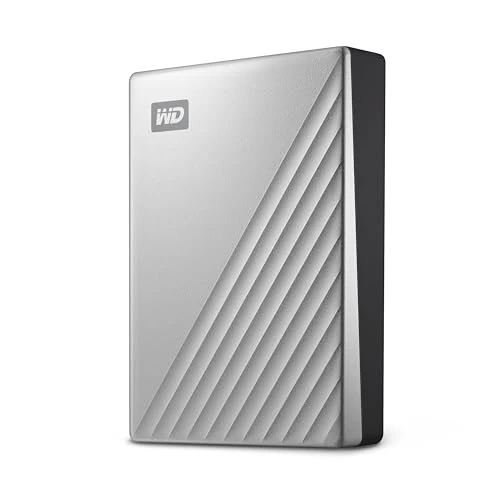WD My Passport Ultra for Mac Harici Sabit Sürücü 6 TB (Taşınabilir Depolama, İndirilebilir Yazılım, Parola Koruması, Mac Uyumlu, Kullanımı Kolay) Gümüş ürün görseli 1