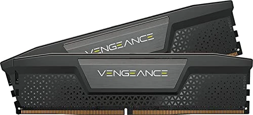 CORSAIR Vengeance DDR5 32GB (2x16GB) DDR5 6400MHz C36 Optimize Edilmiş Intel Masaüstü Belleği (Yerleşik Voltaj Düzenlemesi, Özel XMP 3.0 Profilleri, Katı Alüminyum Isı Yayıcı) Siyah ürün görseli 1