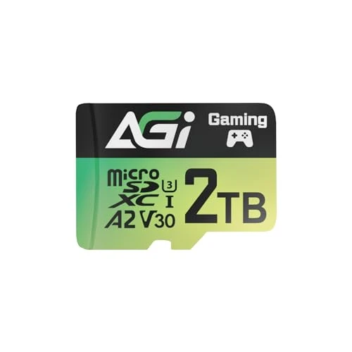 AGI TF138 Mikro SD Kart 2 TB Hafıza Kartı, Adaptörlü, MicroSDXC, UHS-I, A2, U3, V30, Drone/DashCam/Kamera/Telefon/Anahtar/PC/Tablet için 170 MB/s'ye kadar Okuma Hızı ürün görseli 1