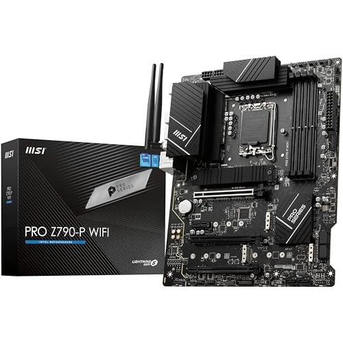 MSI PRO Z790-P WiFi anakart - Intel 12., 13. ve 14. Nesil Core işlemcileri, LGA 1700-55A DrMOS'u, DDR5 Memory Boost 7000+MHz/OC, PCIe 5.0 ve 4.0 x16, 4 x M.2 Gen4, Wi-Fi 6E, 2.5G LAN, ATX'i destekler ürün görseli 1