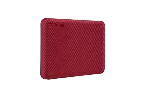Toshiba Canvio Advance HDTCA20XR3AA Harici Sabit Sürücü 2 TB USB 3.0 Kırmızı 2 TB ürün görseli 1
