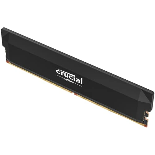 Crucial Pro - Hız Aşırtma Sürümü - DDR5 - Modül - 16 GB - DIMM 288-PIN - 6000 MHz / PC5-48000 - CL36-1,35 V - arabelleksiz - Siyah ürün görseli 1