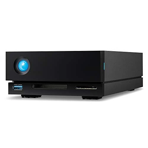 LaCie 1big Dock HDD 20 TB harici sabit sürücü, Thunderbolt 3, USB, PC Mac iPad ve iPhone, Veri Kurtarma Hizmeti (STHS20000800) ürün görseli 1