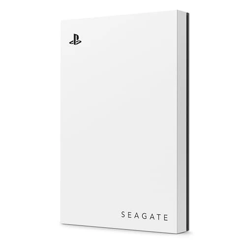 Seagate Game Drive PS4/PS5, 2 TB, taşınabilir harici sabit sürücü, 2,5 inç, USB 3.0, beyaz, mavi LED, tak ve çalıştır, model numarası: STLV2000201 ürün görseli 1