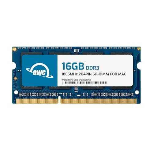 OWC - 16 GB Bellek Yükseltme Modülü - 27 inç iMac Retina 5K Ekran (2015 Sonu) modelleri ve uyumlu PC'ler için PC14900 DDR3 1866 MHz SO-DIMM ürün görseli 1