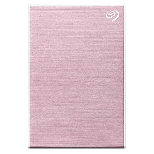 Seagate One Touch 2 TB Taşınabilir Harici Sabit Sürücü, PC, Dizüstü Bilgisayar ve Mac, USB 3.0, Gül Altın, 2 Yıllık Kurtarma Hizmeti Dahil, Model No.: STKB2000405 ürün görseli 1