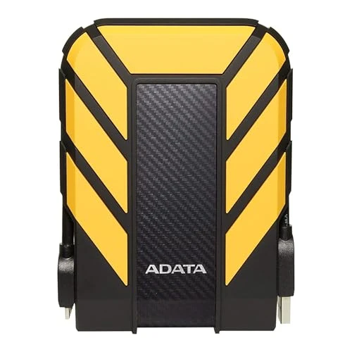 ADATA HD710 Pro - USB 3.2 Gen.1 özellikli 1 TB Harici Sabit Sürücü, IP68 Derecelendirmesi, Sarı, Çok Katmanlı Sabit Sürücülerde Askeri Dayanıklılığa Sahip, Suya ve Toza Dayanıklı ürün görseli 1