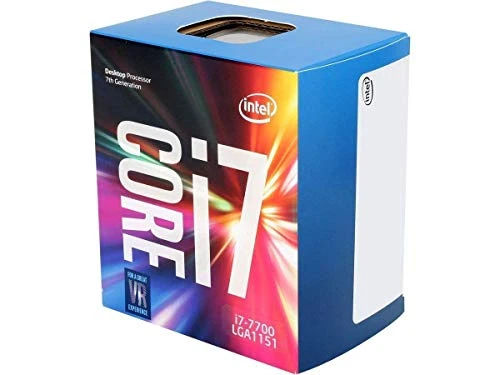 Intel BX80677I77700 CPU Intel-Core i7-7700 "8M önbellek, 4,20 GHz'e kadar" gri ürün görseli 1