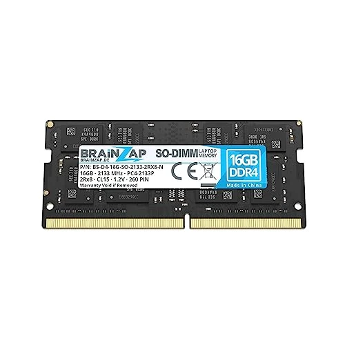 BRAINZAP 16 GB DDR4 RAM SO-DIMM PC4-2133P 2Rx8 2133 MHz 1.2 V CL15 Dizüstü Dizüstü RAM ürün görseli 1