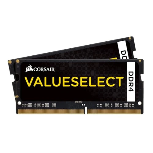 Corsair Vengeance SODIMM 32 GB (2x16 GB) DDR4 2666 MHz CL18 Dizüstü/Dizüstü Bilgisayarlar için Bellek (6. Nesil Intel Core™ i5 ve i7 İşlemciler Desteği) Siyah ürün görseli 1