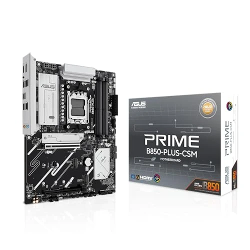 ASUS Prime B850-PLUS-CSM anakart soketi AMD AM5 (Ryzen 9000, ATX, DDR5 bellek, PCIe 5.0, 3X M.2, Aura Sync) ürün görseli 1