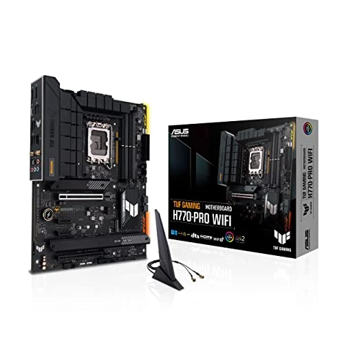 ASUS TUF Gaming H770-PRO WiFi anakart soketi Intel LGA 1700 (Intel H770, ATX, PCIe 5.0, DDR5 bellek, 4X PCIe 4.0 M.2, Intel WiFi 6, Aura Sync) ürün görseli 1