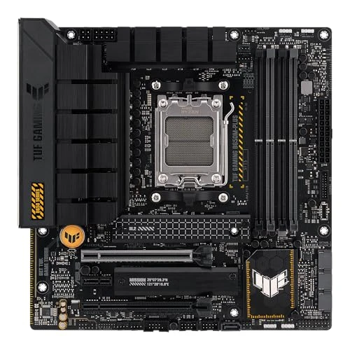 ASUS TUF Gaming B850M-PLUS anakart soketi AMD AM5 (AMD B850, mATX, DDR5 bellek, PCIe 5.0, 2X PCIe 4.0 M.2, Aura Sync) ürün görseli 1