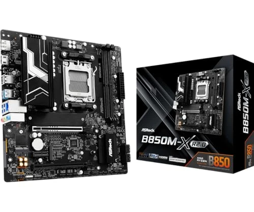 ASRock B850M-X R2.0 AM5 mATX HDMI/DP DDR5 (90-MXBSG0-A0UAYZ) ürün görseli 1