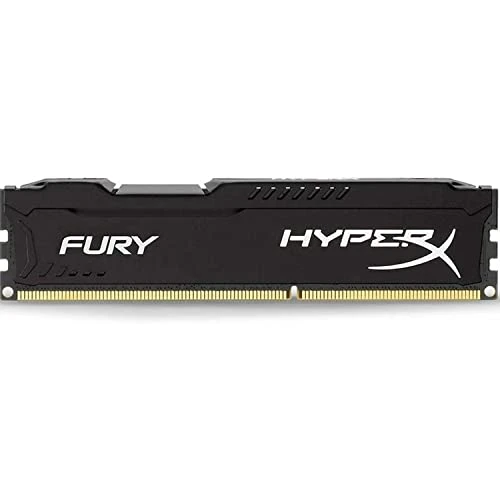 HyperX HX316C10FB/8 Fury Siyah RAM, DDR3, 8 GB, 1600 MHz, CL10, 240 pinli UDIMM ürün görseli 1