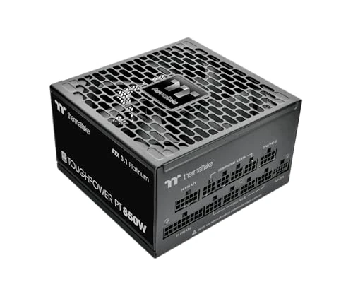 Thermaltake Toughpower PT 1200W güç kaynağı | ATX3.1 | PCIe 5.1 12V-2x6 (12+4 Pimli) | 80 Artı Platin | tamamen modüler | ultra sessiz 135 mm hidrolik fan, Akıllı Sıfır Fan | Düşük Profilli Kablo ürün görseli 1