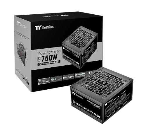 Thermaltake Toughpower SFX Platinum 750W | sehr leise | PC Netzteil | 80 Artı Platin | ATX 3.1 ve Intel SFX 12V 4.1 | PCIe Gen 5.1 12V-2x6 300W | Modüler | Akıllı Sıfır Fan | 7 Yıl Garanti ürün görseli 1
