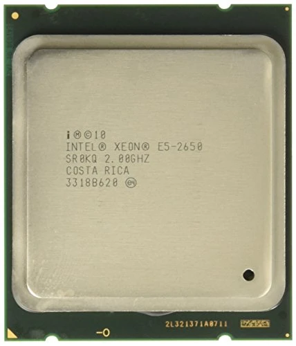 Intel Xeon Sekiz Çekirdekli E5-2650 2,0 GHz 8,0 GT/s 20 MB LGA2011 İşlemci, Fansız, Perakende BX80621E52650 ürün görseli 1