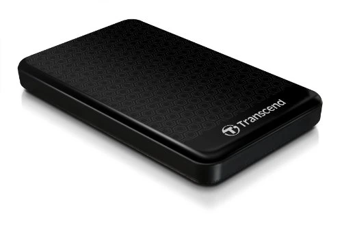 Transcend 2 TB USB 3.1 Gen 1 SJ25A3K StoreJet 25A3K harici sabit sürücü TS2TSJ25A3K, siyah ürün görseli 1
