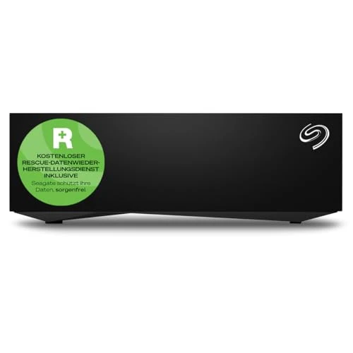 Seagate Masaüstü Sürücüsü 8 TB, harici sabit sürücü, 3,5 inç, USB 3.0, PC ve Dizüstü Bilgisayar, Xbox ve PS4, dahil. 2 Veri Kurtarma Hizmeti (STGY8000400) ürün görseli 1