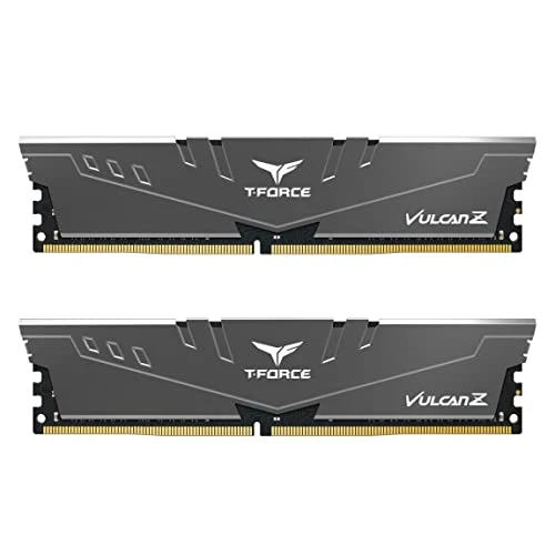 TEAMGROUP Team T-Force Vulcan Z DDR4 Oyun Belleği, 2 x 8 GB, 3600 MHz, 288 Pin DIMM, Gri ürün görseli 1