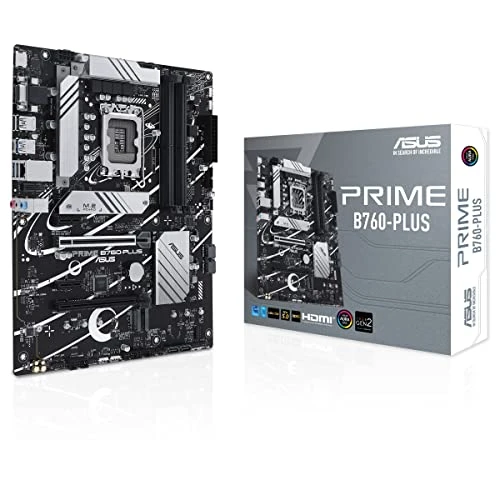 ASUS Prime B760-PLUS Oyun Anakartı Soketi Intel LGA 1700 (Intel B760, ATX, DDR5 Bellek, PCIe 5.0, 3X PCIe 4.0 M.2, Thunderbolt 4, Aura Sync) ürün görseli 1