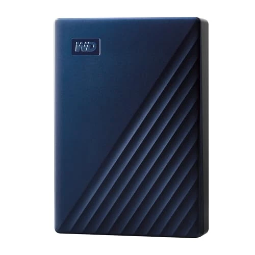 WD My Passport for Mac 6 TB Harici Sabit Sürücü (Mobil Depolama, USB-C Hazır, İndirilebilir Yazılım, Parola Koruması, Mac Uyumlu, Kullanımı Kolay) Gece Mavisi ürün görseli 1