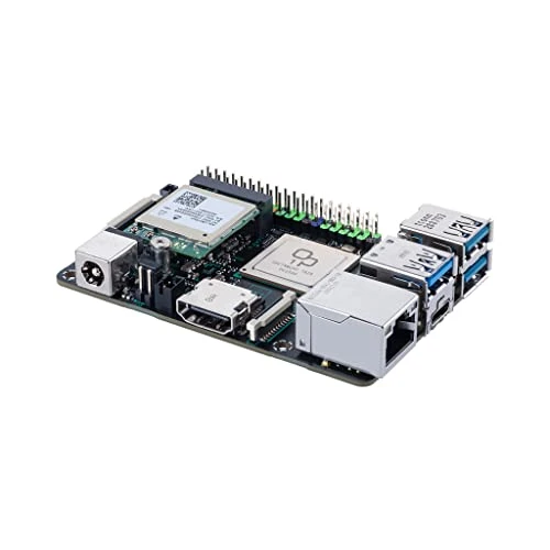 ASUS Tinker Board 2S/2G tek kartlı bilgisayar (6 çekirdekli RK3399 Çip Üzerinde Sistem (SoC), Arm Mali-T860 GPU, 2 GB LPDDR4 bellek, 3x USB 3.2 Gen 1 Tip-A, 1x USB 3.2 Gen 1 Tip-C) ürün görseli 1