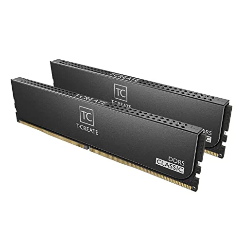 TEAMGROUP T-Create CTCCD532G6000HC48DC01 Klasik 10L DDR5 32 GB Kit (2 x 16 GB) 6000 MHz (PC5-48000) CL48 Intel XMP 3.0 ve AMD Expo Uyumlu Masaüstü Bellek Modülü Ram ürün görseli 1