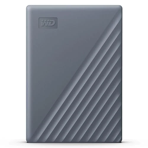 WD My Passport Sabit Sürücüsü USB-C 4TB ile Çalışır (Mobil Sabit Sürücü, Parola Koruması, Yedekleme Yazılımı, USB 3.2 Gen 1, 3 Yıl Garanti) Silikon Grisi ürün görseli 1