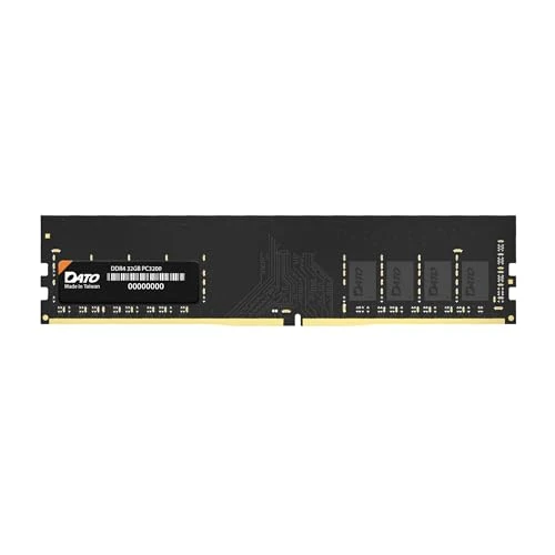 DATO DDR4 RAM 32 GB 3200 MHz PC4-25600 CL22 1.2 V 288-Pin ECC Olmayan Arabelleksiz Dimm Masaüstü Bellek Modülü ürün görseli 1
