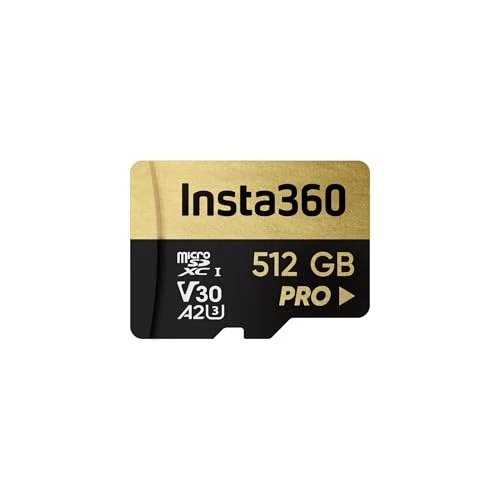 Insta360 512 GB PRO microSDXC Bellek Kartı V30 A2 UHS-I 90 MB/s Okuma/Yazma Hızı ürün görseli 1