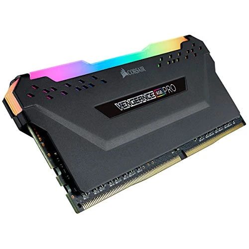 Corsair Vengeance RGB Pro 16 GB (1x16 GB) DDR4 3200 (PC4-25600) C16 AMD Ryzen için Optimize Edilmiştir - Siyah ürün görseli 1