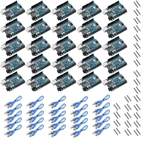 AZDelivery 25 x mikrodenetleyici kartı AZ-ATmega328 kartı, USB kablosuyla birlikte e-kitap dahil! ürün görseli 1