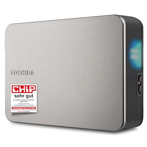 TOSHIBA Canvio Flex 4 TB HDD 5000 MB/sn Canvio Flex USB 3.2 Gen1 Plata Compacto ürün görseli 1