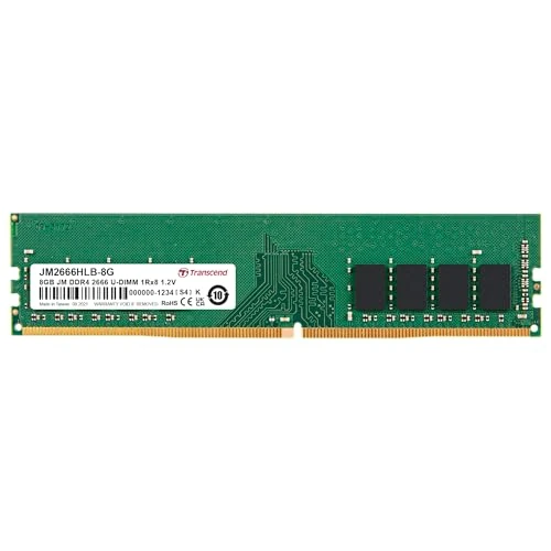 Transcend JM2666HLB-8G RAM 8 GB DDR4 2666 MHz RAM Modülü (8 GB, DDR4, 2666 MHz) ürün görseli 1