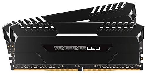 Corsair Vengeance LED 32GB 2x16GB DDR4 3000MHz CL16 XMP 2.0 Black White CMU32GX4M2D3000C16
